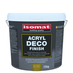 Isomat ACRYL DECO FINISH color 15Kg acoperire acrilica decorativa finisaj ultra-neted