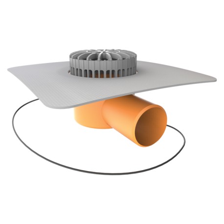 RECEPTOR TERASA TWTE 110 PVC V