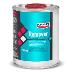 Kraft Remover 0,75L produs special pentru indepartarea  straturilor vechi de vopsea sau lac