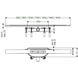 Linearis Infinity 60, 800 mm, Copper