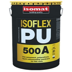 Isomat ISOFLEX-PU 500A gri 5 Kg membrana hidroizolanta lichida poliuretanica, cu priza rapida, monocomponenta pentru terase