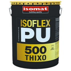 Isomat ISOFLEX-PU 500 THIXO alb 6Kg membrana hidroizolanta lichida, poliuretanica, tixotropica, monocomponenta