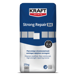 Kraft Strong Repair 84 gri 5Kg mortar de reparare a betoanelor, modificat polimeric, armat cu fibre, tixotropic