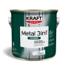Kraft Metal Classic 3 in 1 302 dark grey 0,75L  email pe baza de solvent pentru lemn si metal