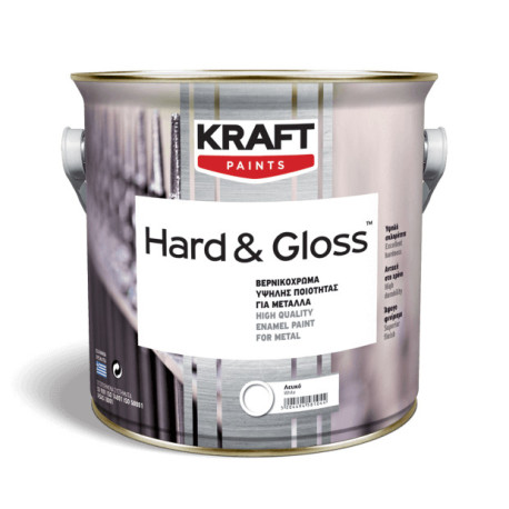 Kraft Hard and  Gloss 10 honey 0,65L vopsea email de foarte buna calitate, pentru metal și lemn