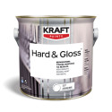 Kraft Hard and  Gloss colorat 2,6L vopsea email de foarte buna calitate, pentru metal și lemn