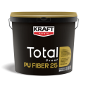 Kraft Total Proof™ PU FIBER 25 alb 13Kg membrana hidroizolatoare elastomerica, hibrida, cu poliuretan alifatic