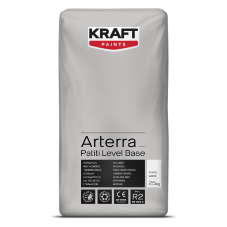 Kraft Arterra Patiti Level Base alb 25Kg mortar de nivelare și reparatii pe baza de ciment