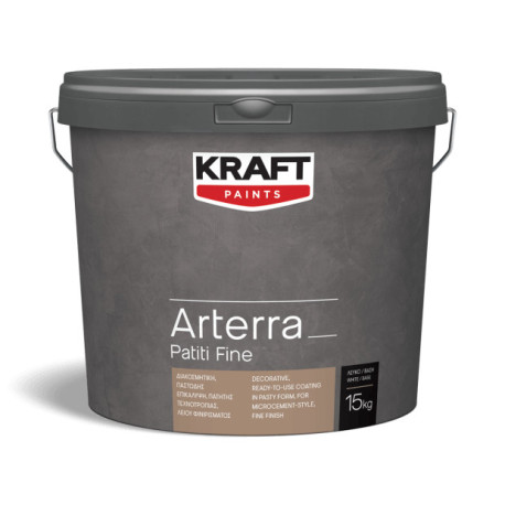 Kraft Arterra Patiti Fine colorat 5Kg pasta, pentru finisaj fin în stil microciment