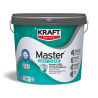 Kraft Master™ Easy Clean alb semimat 3L vopsea ultra-lavabila premium, cu efect anti-patare
