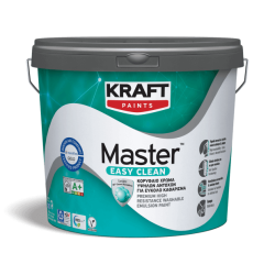 Kraft Master™ Easy Clean colorat semimat 3L vopsea ultra-lavabila premium, cu efect anti-patare