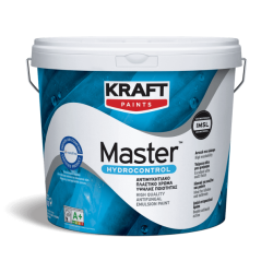 Kraft Master™ Hydrocontrol alb ultramat 3L vopsea de pereti interiori rezistenta la mucegai