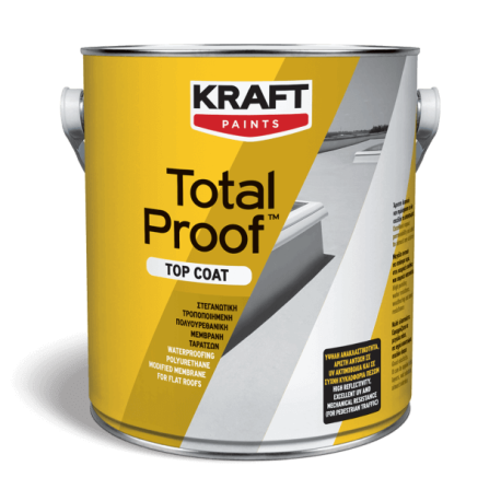 Kraft Total Proof Top Coat alb 15Kg membrana hidroizolanta pe baza de poliuretan modificat pentru acoperisuri