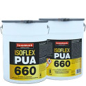 Isomat ISOFLEX-PAS 660 alb 25Kg  membrana hidroizolanta din poliuree aplicata la rece, stabilă-UV