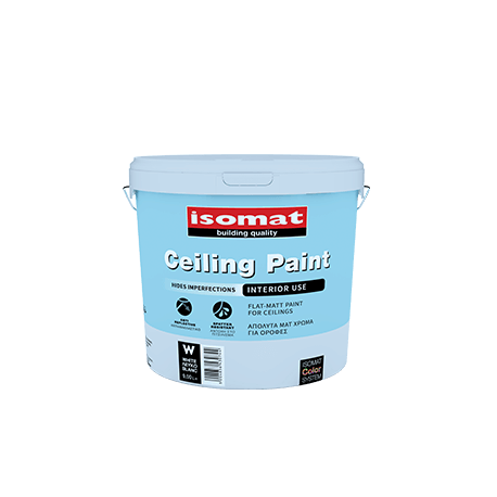 Isomat CEILING PAINT alb 9L vopsea lavabila mata pentru tavane