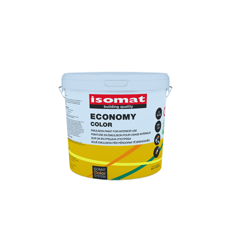 Isomat ECONOMY COLOR alb 25L vopsea lavabila pentru suprafete interioare