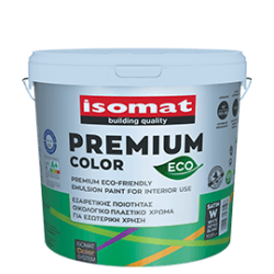 Isomat PROFESSIONAL COLOR ECO alb 9L vopsea lavabila mata, eco, pentru interior