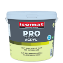 Isomat PROFESSIONAL ACRYL alb 2,5L vopsea lavabila mata pentru exterior