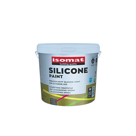 Isomat SILICONE PAINT alb 3L vopsea siliconica premium, mata, pentru exterior