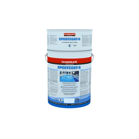 Isomat EPOXYCOAT-S bleu  9,6Kg vopsea epoxidica bicomponenta pentru piscine