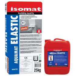 Isomat AQUAMAT-Elastic gri 35 Kg mortar hidroizolant elastic, bicomponent