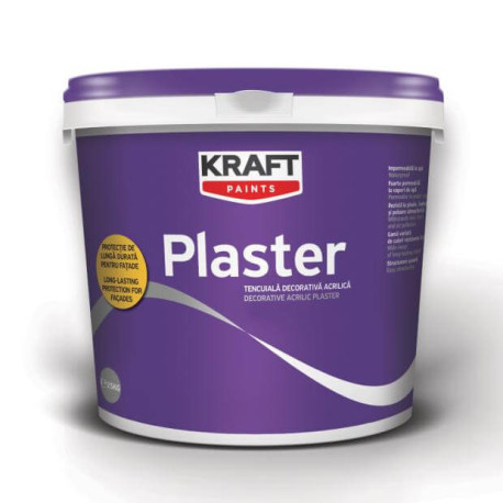Kraft Plaster K15 colorat 25Kg tencuiala decorativa cu aspect granulat
