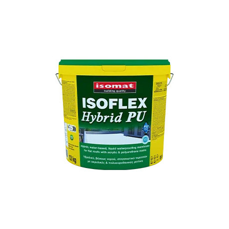Isomat ISOFLEX Hybrid alb 4Kg membrana hidroizolanta, lichida, hibrida, pe baza poliuretanica si elastomerica, pentru terase