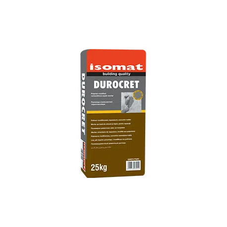 Isomat DUROCRET gri 25Kg mortar de ciment aditivat cu rasini, pentru reparatii beton