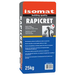 Isomat RAPICRET gri 25Kg mortar de plombare cu priza rapida, pentru reparatii beton