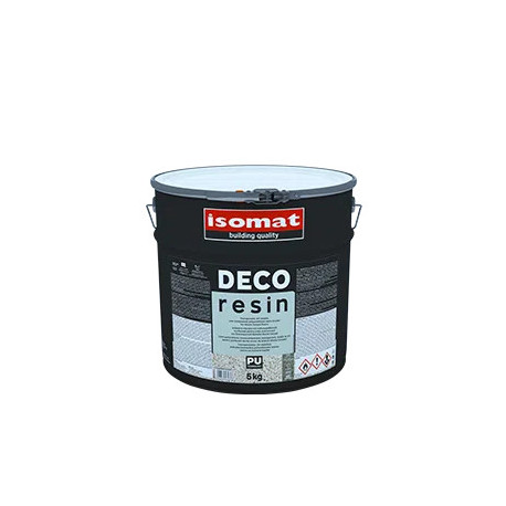 Isomat DECO RESIN transparent 5Kg liant poliuretanic monocomponent, stabil la UV
