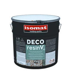 Isomat DECO RESIN-V transparent 5Kg liant poliuretanic monocomponent, tixotropic, fara solventi, stabil la UV
