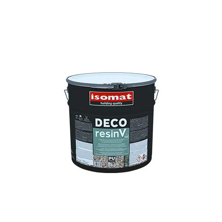 Isomat DECO RESIN-V transparent 5Kg liant poliuretanic monocomponent, tixotropic, fara solventi, stabil la UV
