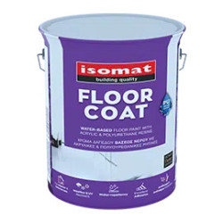 Isomat FLOORCOAT alb 0,75L vopsea pentru pardoseli pe baza de apa, cu rasini acrilice și poliuretanice