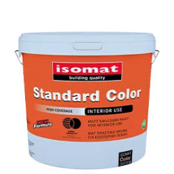 Isomat STANDARD COLOR alb 2,5L vopsea lavabila mata pentru interior