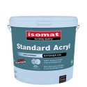 Isomat STANDARD ACRYL alb 15L vopsea lavabila mata pentru exterior